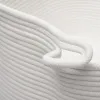 White woven storage basket, household storage basket, large-capacity living room and bedroom organizing basket Application Scenario